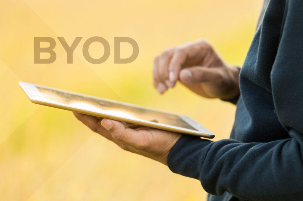 BYOD - Doceo's customer using their Bring Your Own Device