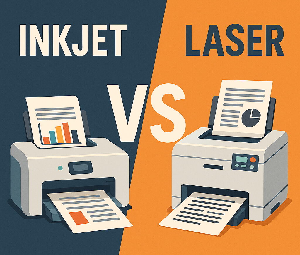 difference between InkJet & Laser Printers