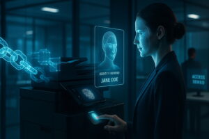 blockchain & biometric Print Security